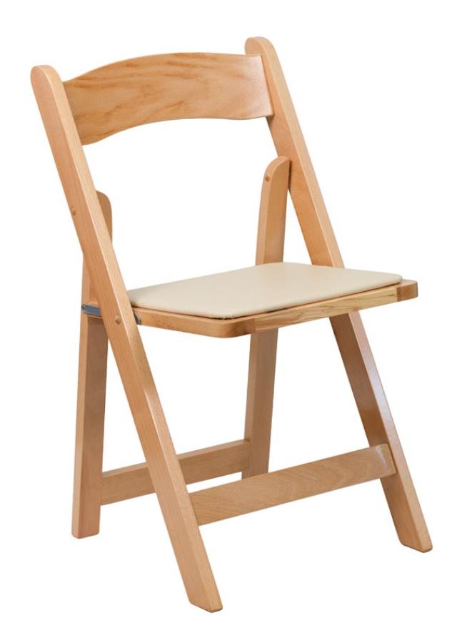 Rental store for CHAIR - NATURAL WOOD W  TAN PAD in Akron Ohio