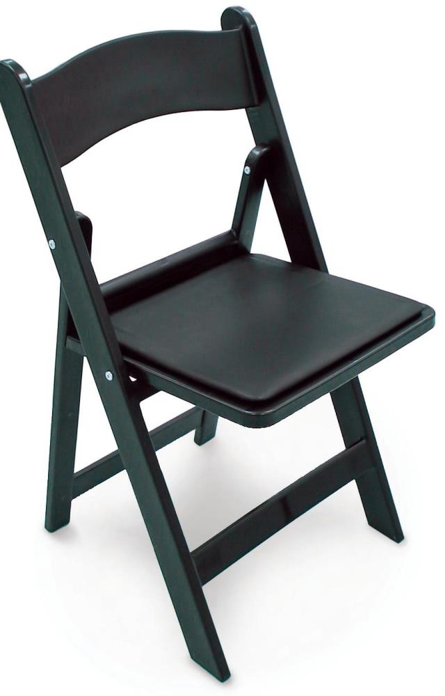 Rental store for CHAIR - BLACK W  PADDED SEAT in Akron Ohio