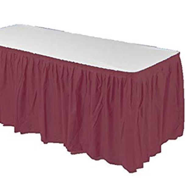 Rental store for SATEEN SKIRT - BURGUNDY 13  X 29 in Akron Ohio