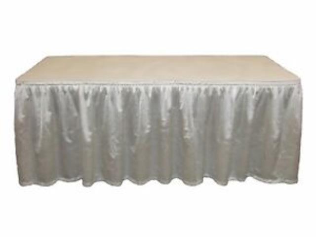 Rental store for SATEEN SKIRT - GREY 13  X 29 in Akron Ohio