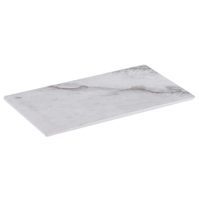 Rental store for BOARD - 18  X 10  WHITE MARBLE RECTANGLE in Akron Ohio