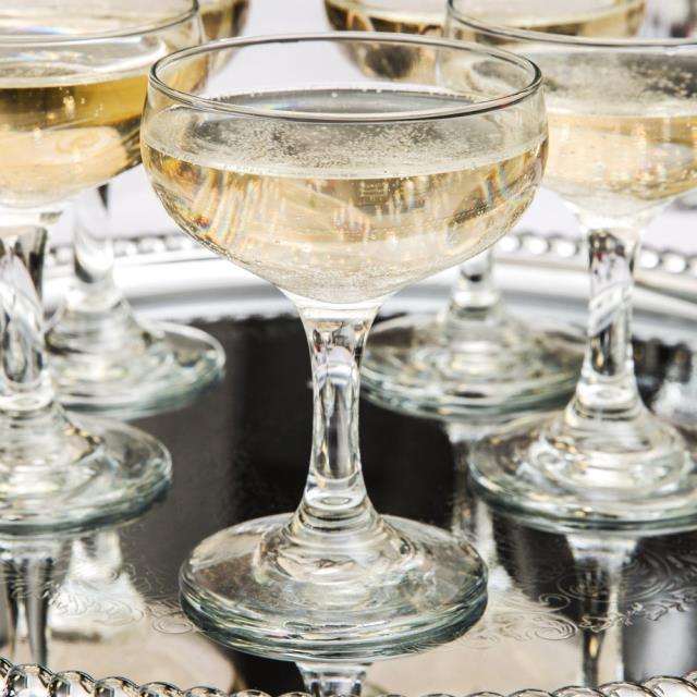 Rental store for RACK OF 25 - 4 OZ CHAMPAGNE COUPE in Akron Ohio
