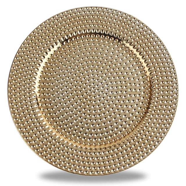 Rental store for CHARGER - HAMMERED GOLD MELAMINE in Akron Ohio