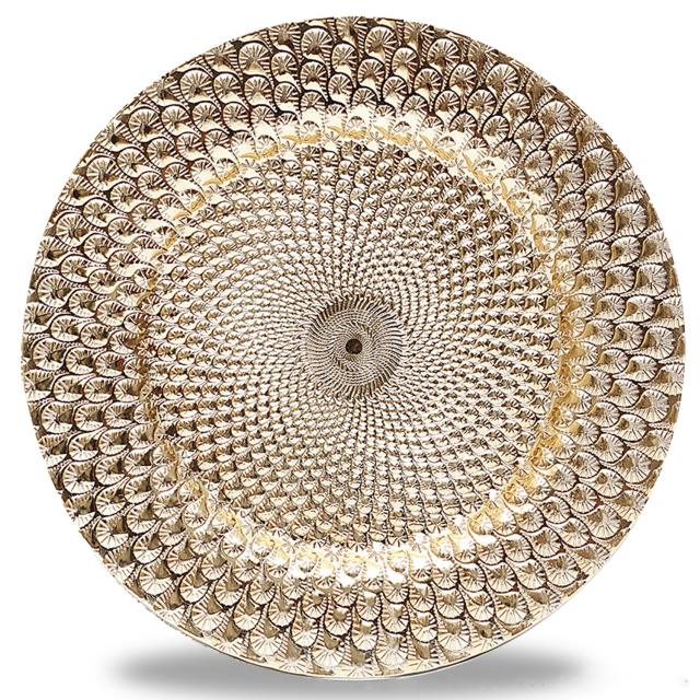 Rental store for CHARGER - WOVEN GOLD MELAMINE in Akron Ohio