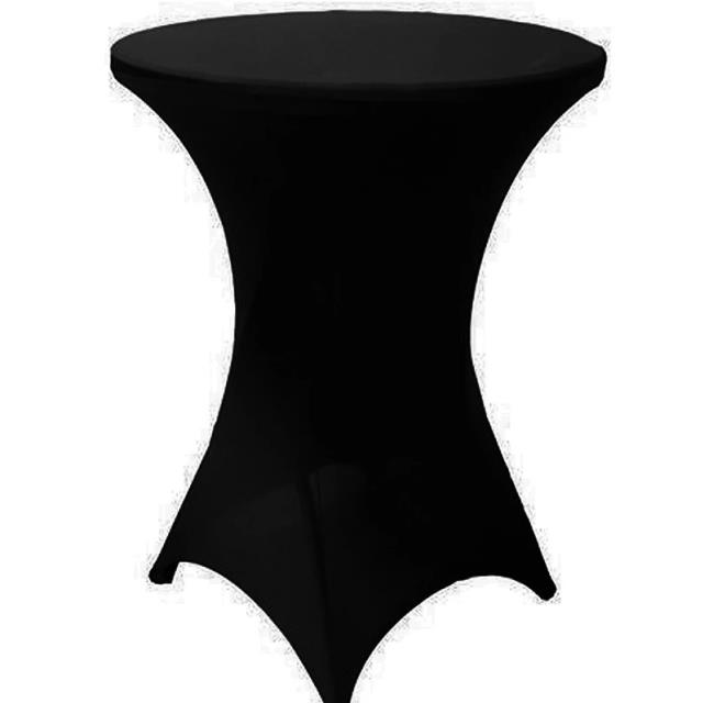 Rental store for 36  X 42  NAVY SPANDEX TABLE COVER in Akron Ohio