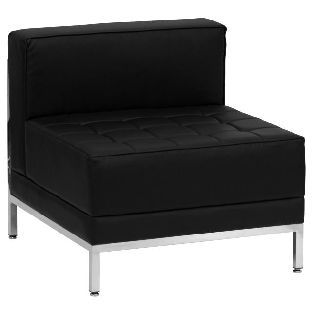 Rental store for CHAIR - BLACK LEATHER MIDDLE in Akron Ohio