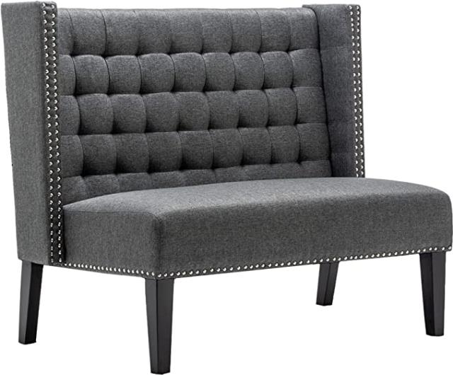 Rental store for LOVESEAT - BUTTON BACK GREY in Akron Ohio