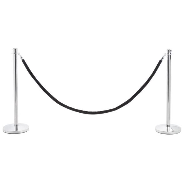 Rental store for STANCHION SET - CHROME W  8  BLACK ROPE in Akron Ohio