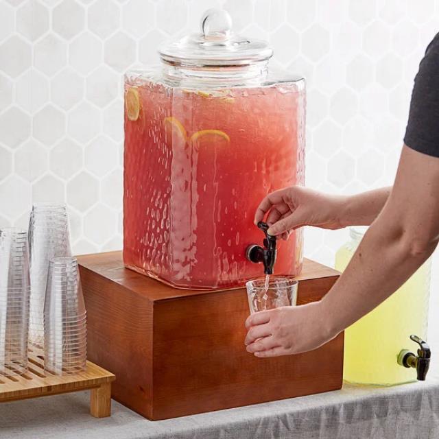 Rental store for 5 GAL. GLASS DISPENSER W  WOOD BASE in Akron Ohio